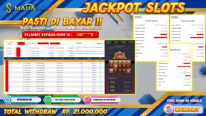 MAHASLOT JACKPOT SLOT CAPTAIN'S BOUNTY Rp. 21.000.000,- LUNAS